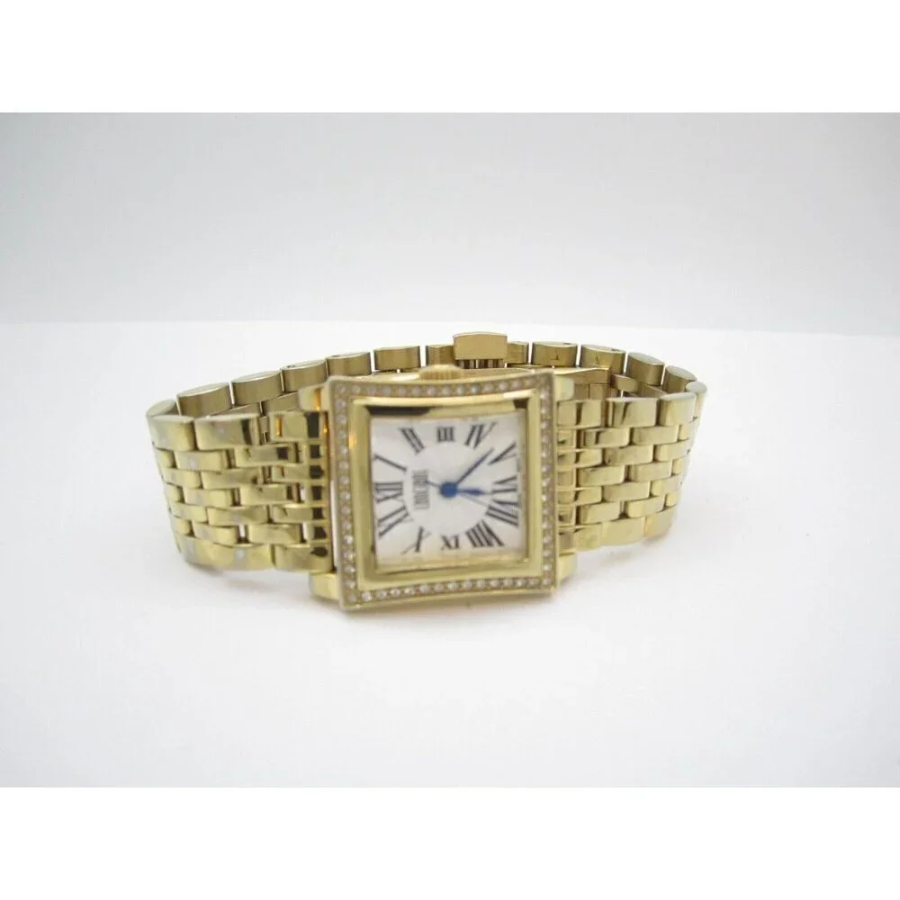 Women Lanciani‎ Quartz WR Analog 24mm Dial Tank Roman Watch (G945) 